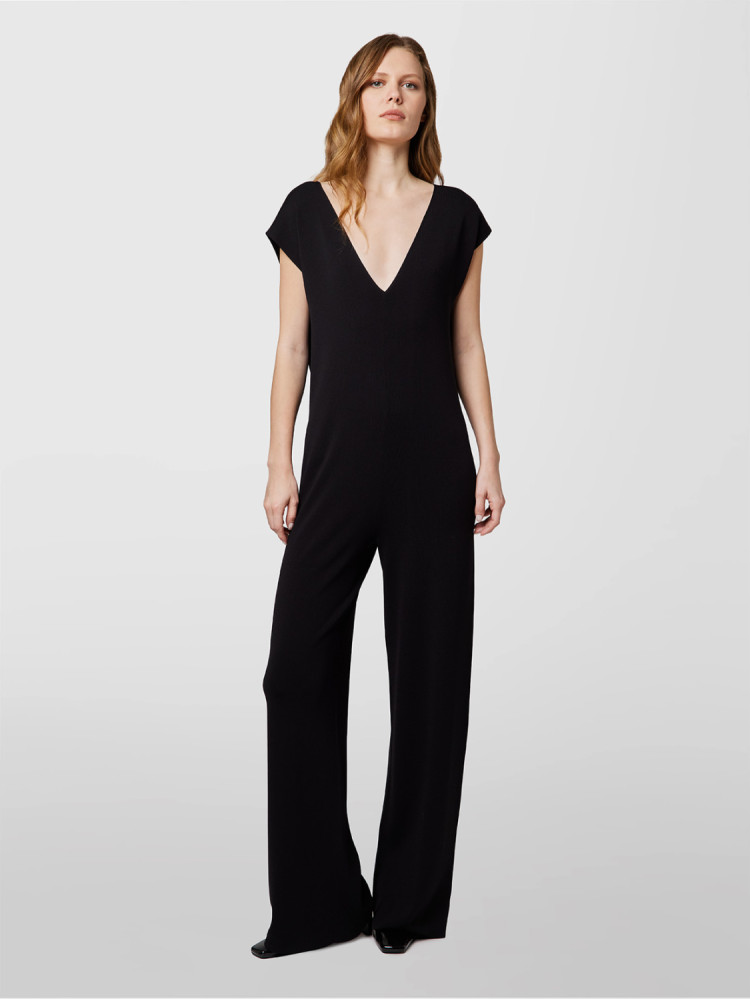 TAILORED KNIT JUMPSUIT