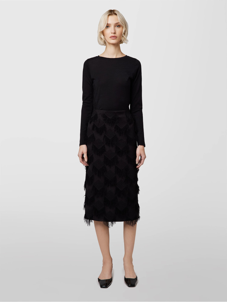 VRILLE DIAMOND SQUARE LONGUETTE SKIRT