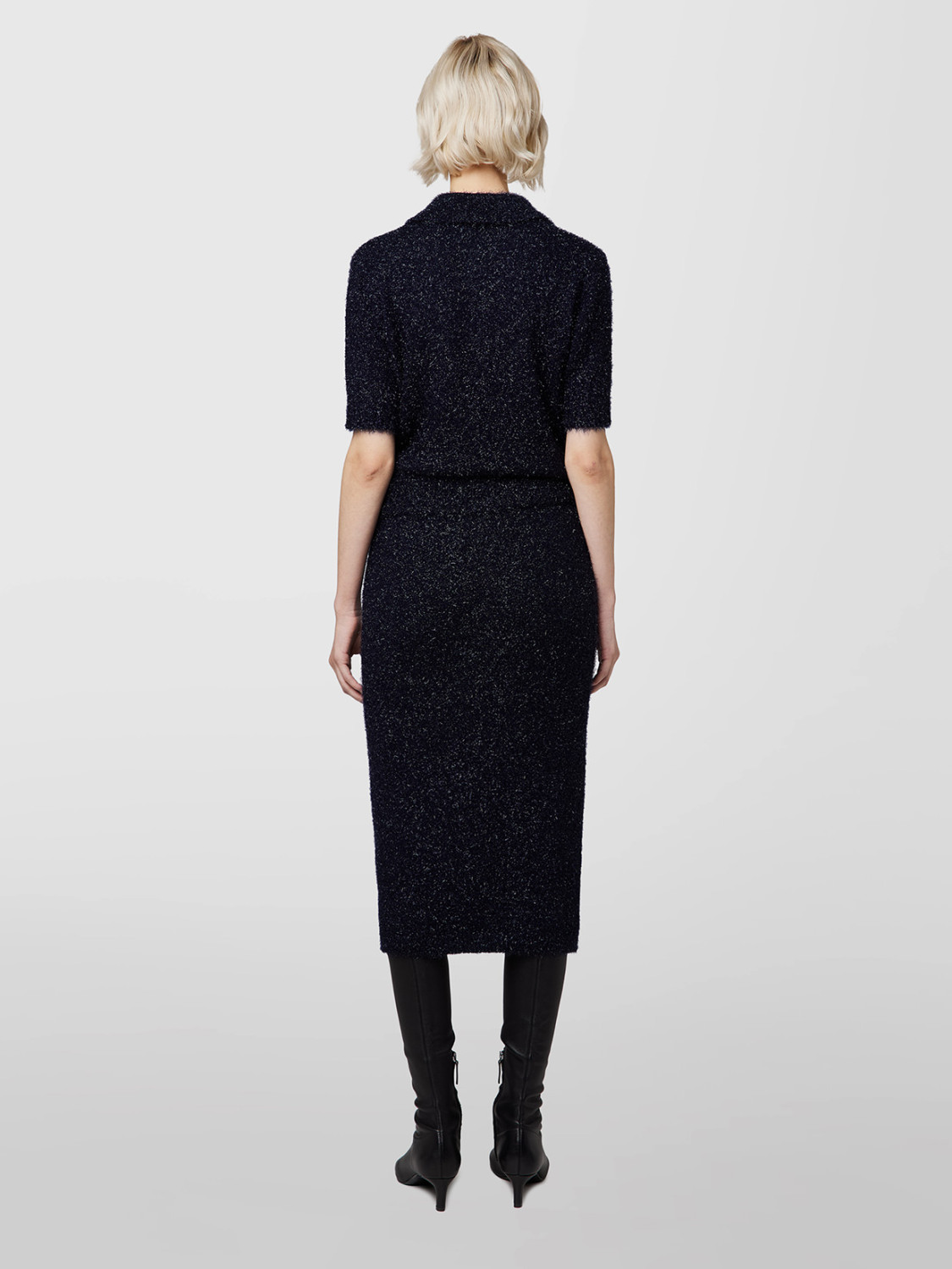 ALPHA STUDIO: VRILLE LONGUETTE SKIRT