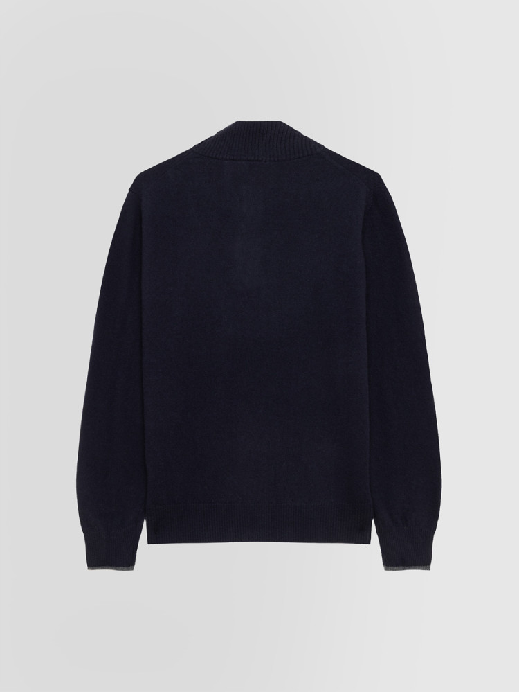 JERSEY BASIC DE CUELLO PERKINS EN LANA GEELONG
