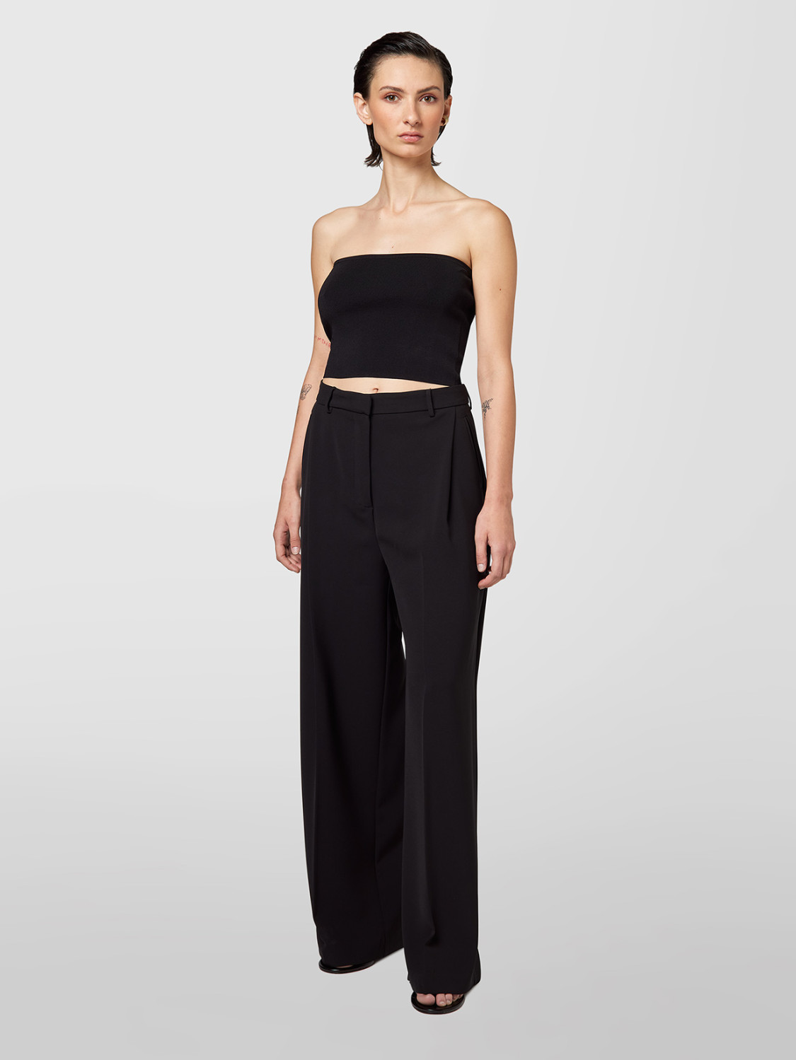 ALPHA STUDIO: CADI PANT WITH PLEATS