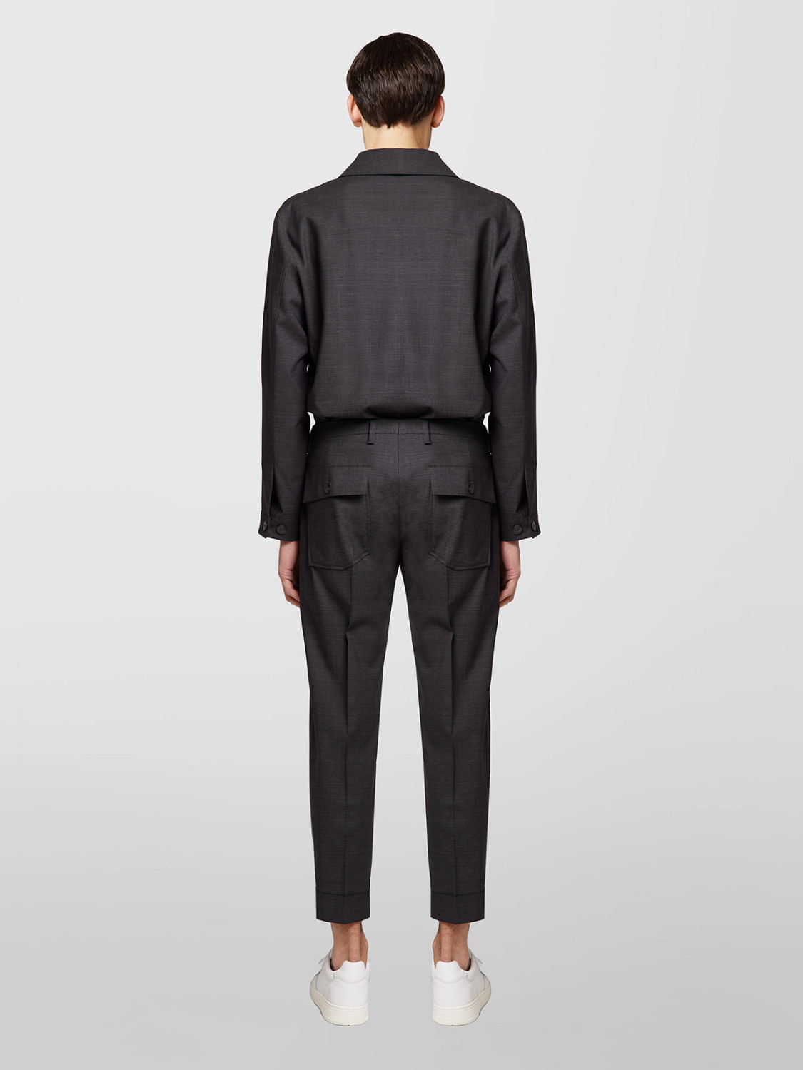 ALPHA STUDIO: PANTALON CHINO EN FRAIS DE LAINE