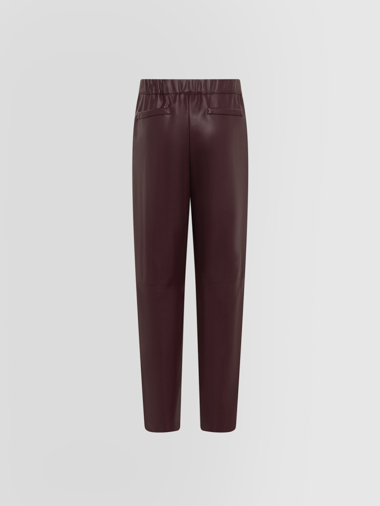 STRAIGHT PANTS IN ECO LEATHER