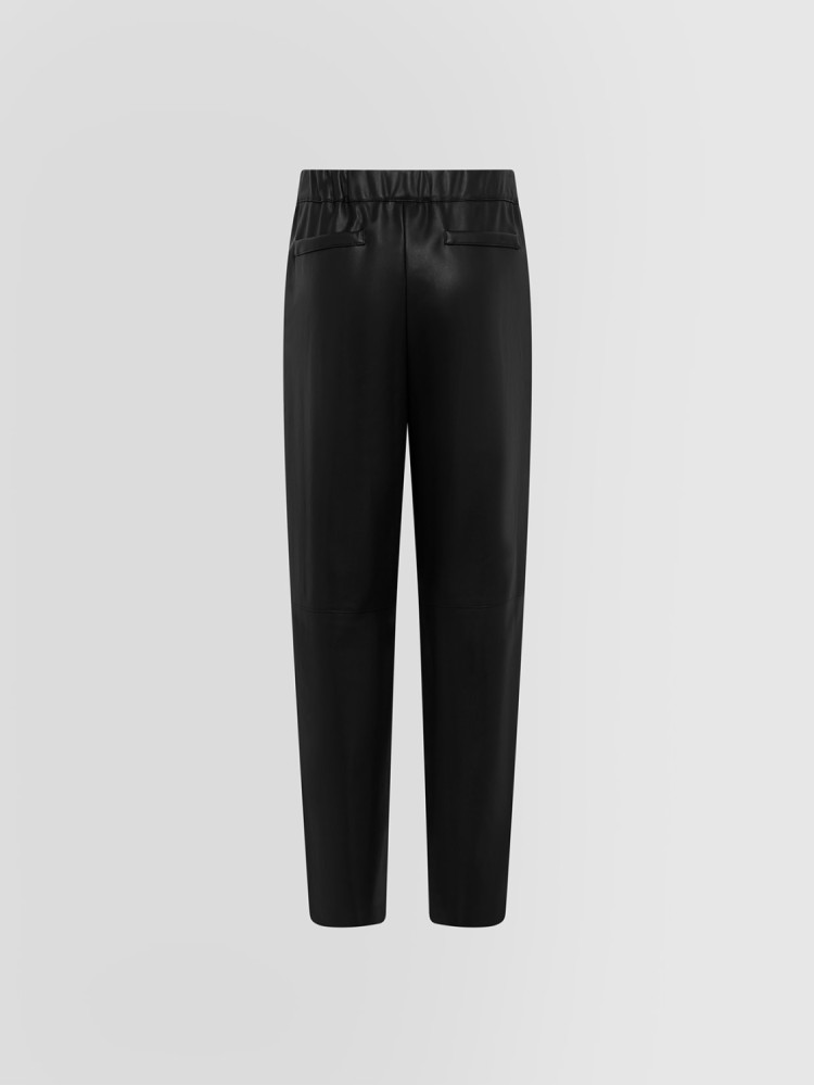 STRAIGHT PANTS IN ECO LEATHER
