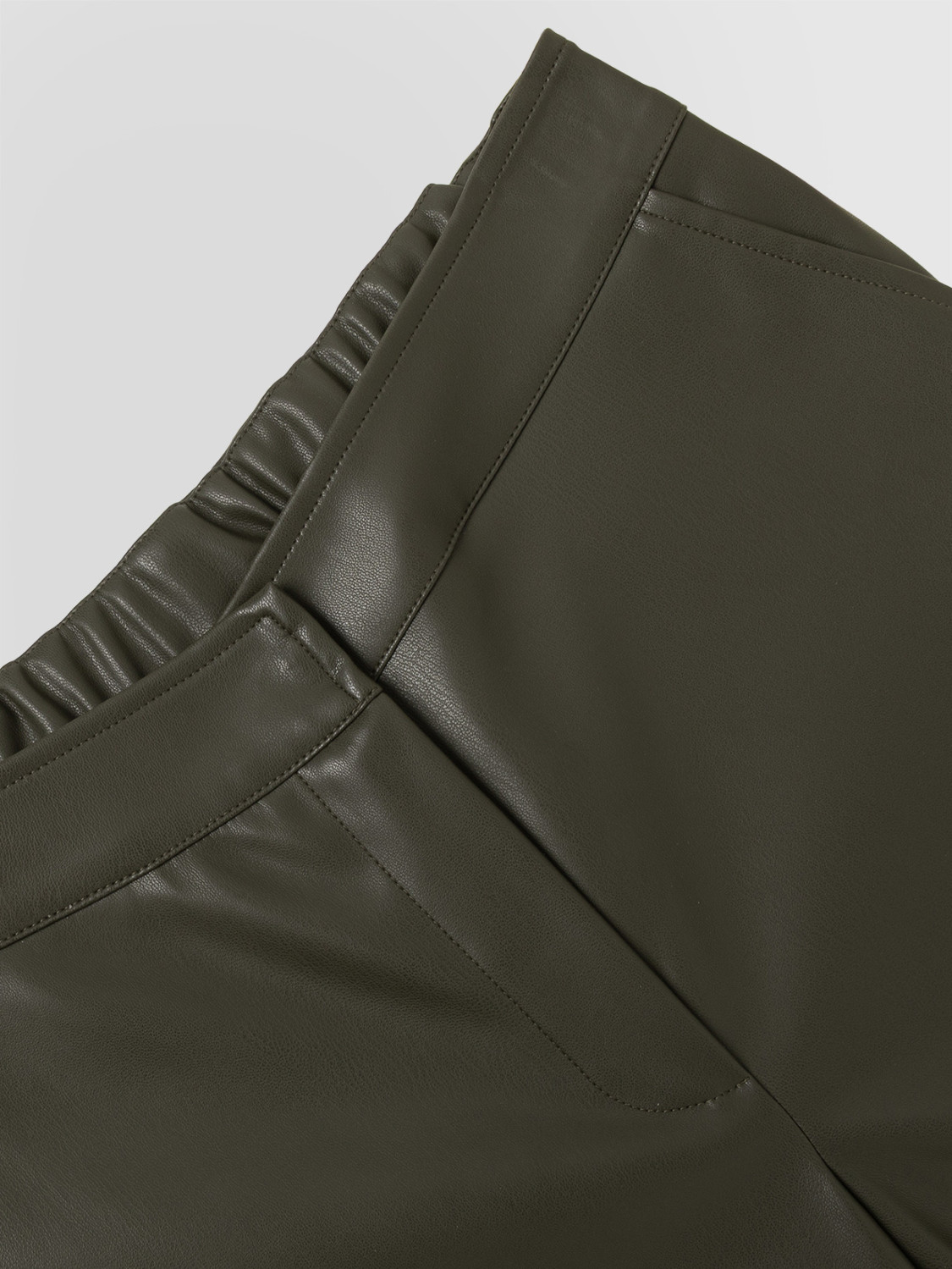 ALPHA STUDIO: PANTS IN ECO LEATHER