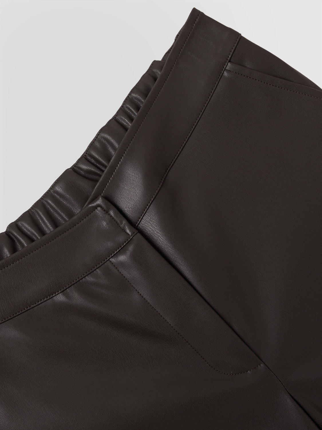 ALPHA STUDIO: PANTS IN ECO LEATHER
