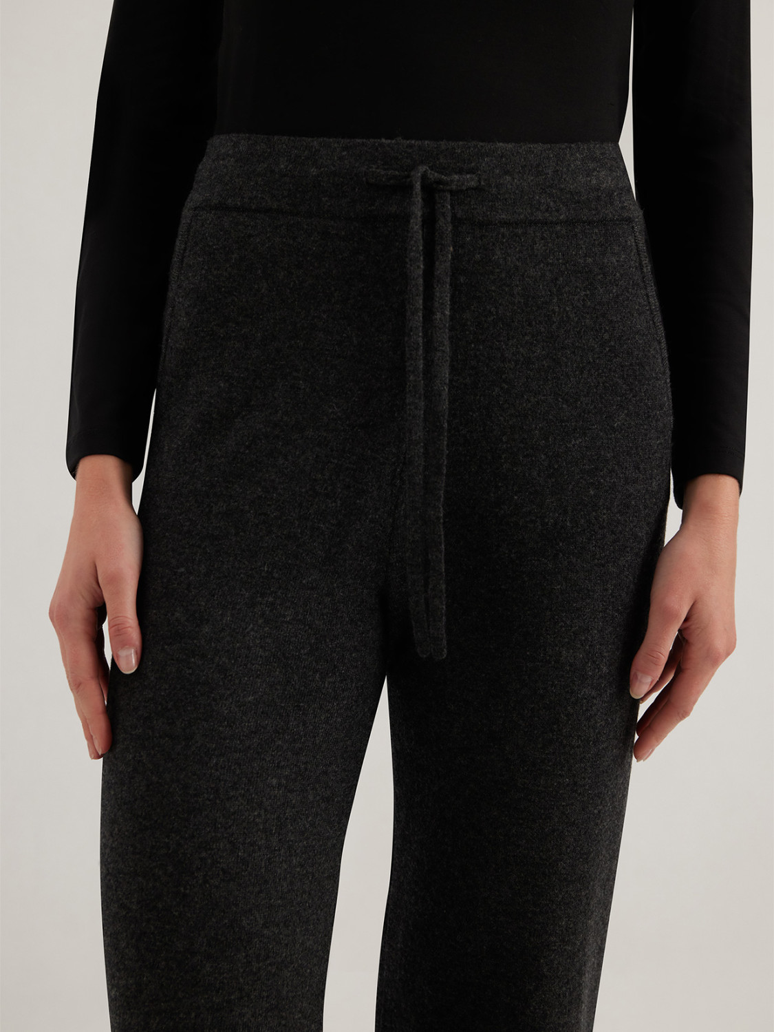 ALPHA STUDIO: PANTALÓN EN LANA Y CACHEMIRA
