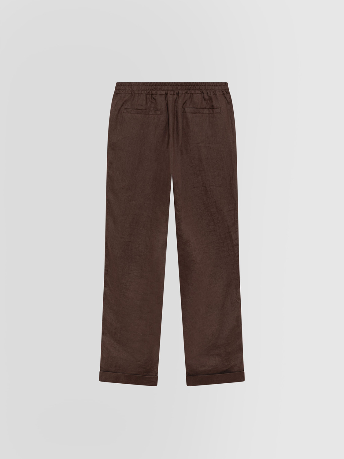 ALPHA STUDIO: PANTALÓN DE TELA DE LINO
