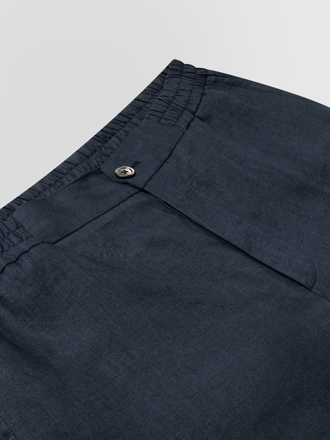 ALPHA STUDIO: PANTALÓN DE TELA DE LINO