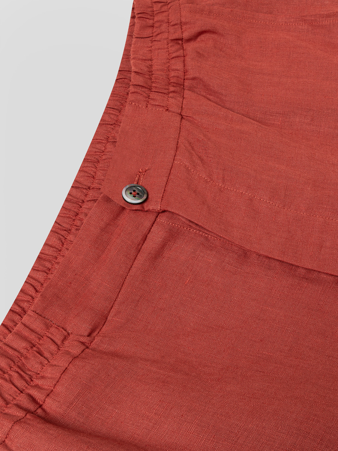 ALPHA STUDIO: PANTALÓN DE TELA DE LINO