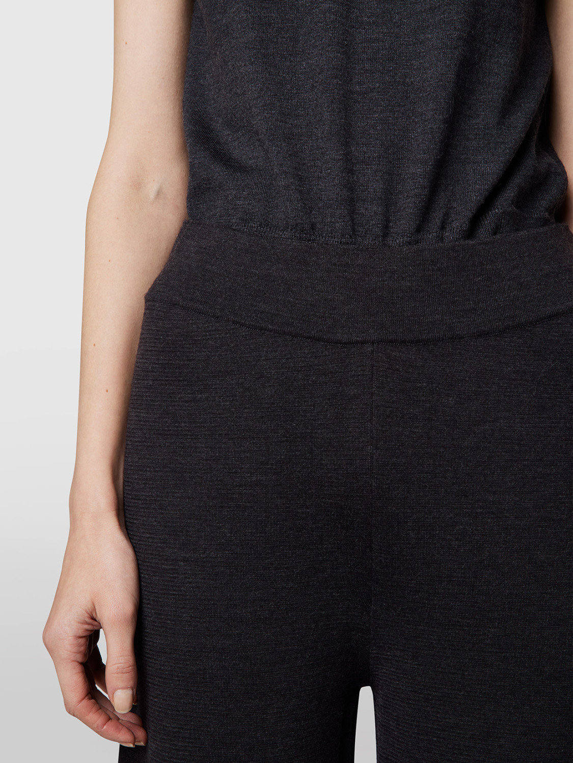 ALPHA STUDIO: PANTS IN FABRIC KNIT