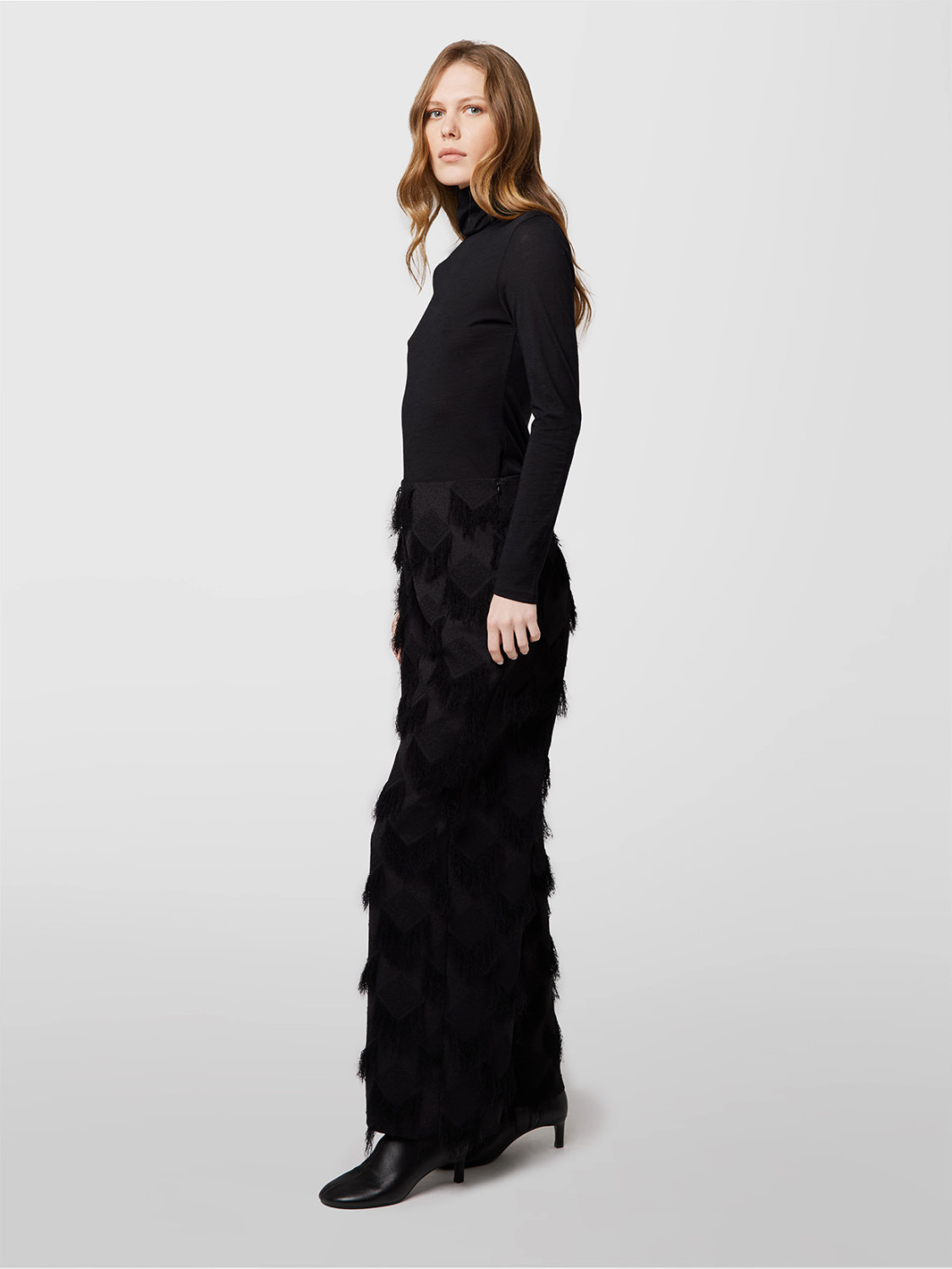 ALPHA STUDIO: DIAMOND SQUARE VRILLE PANTS