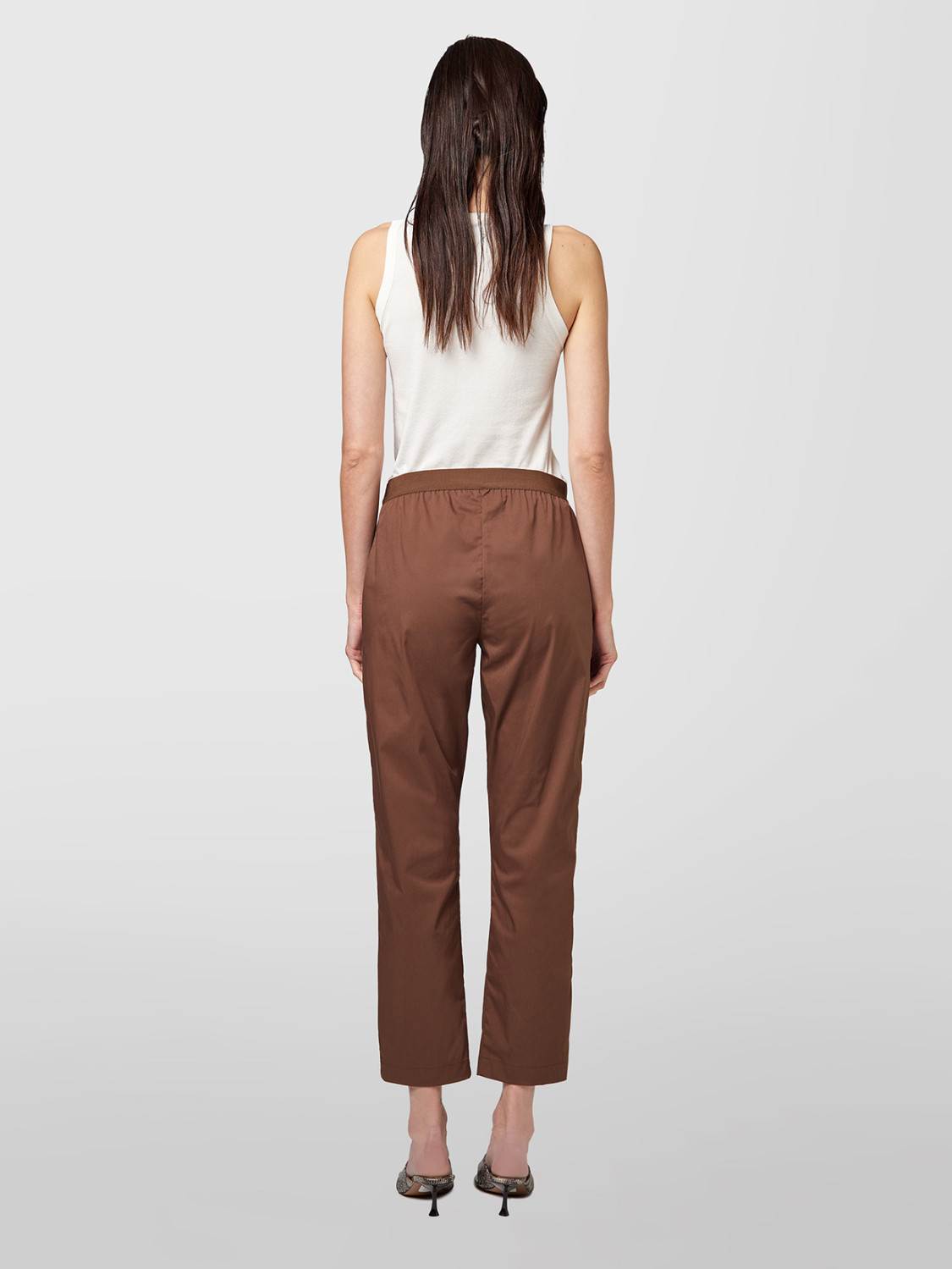 ALPHA STUDIO: TECHNICAL COTTON SLIM Trousers