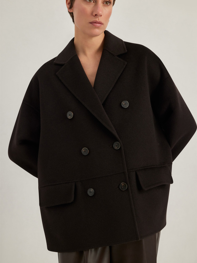 CHAQUETÓN EN PAÑO DOUBLE