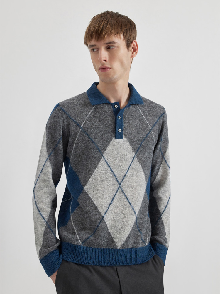POLO JACQUARD ARGYLE