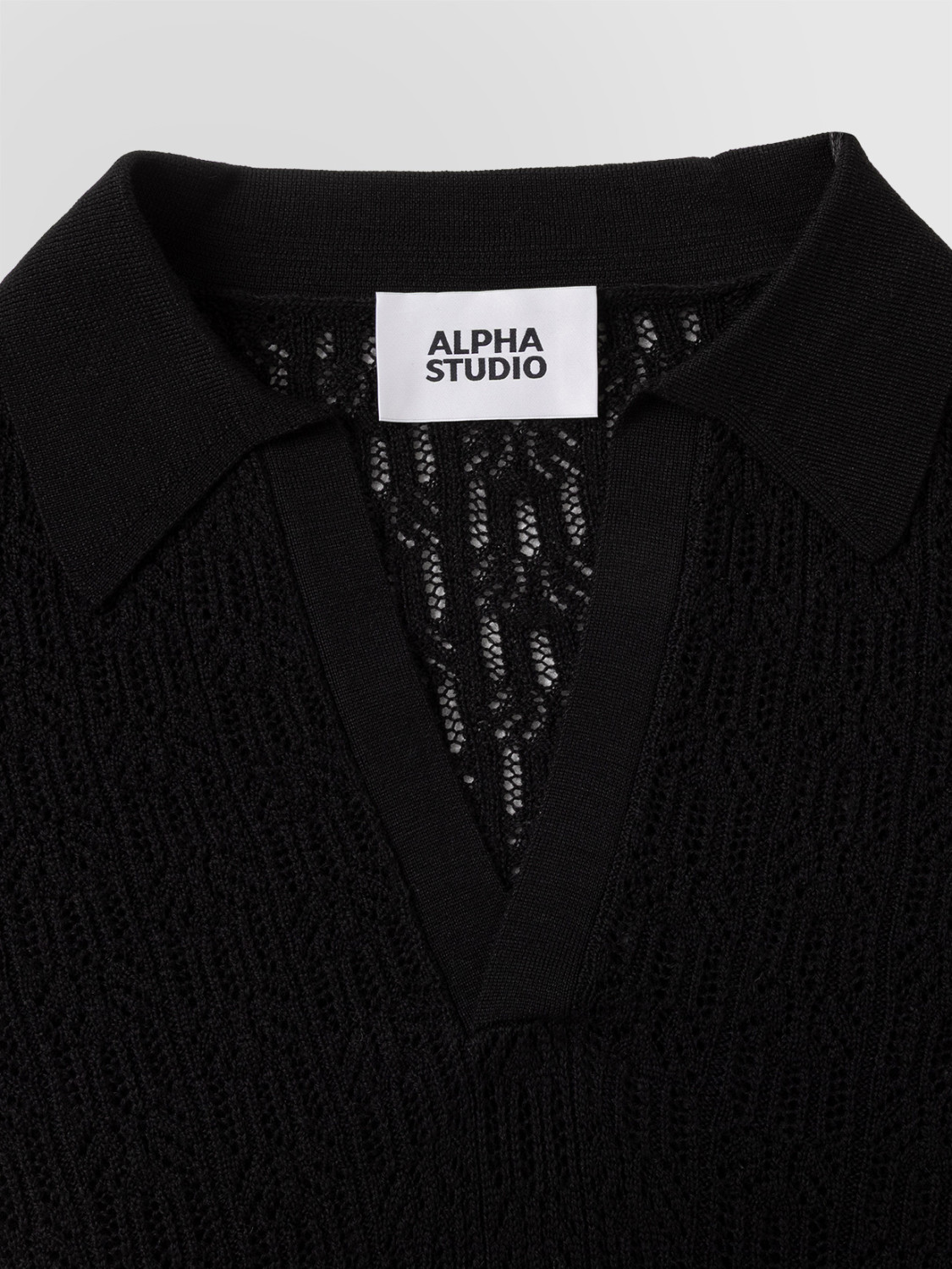 ALPHA STUDIO: POLO CAMICIA PUNTO IN MERINOS