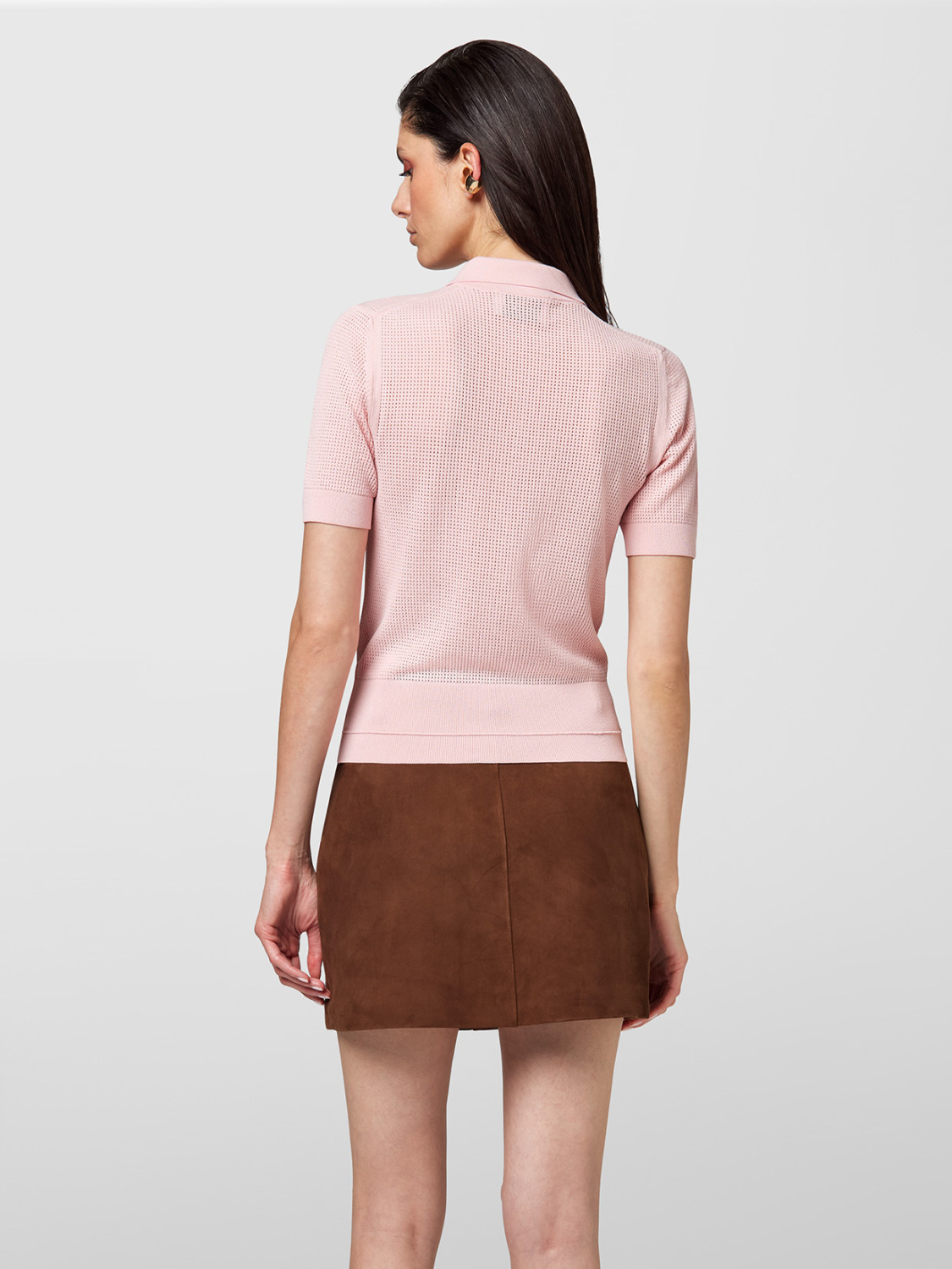 ALPHA STUDIO: POLO DE VISCOSA FINA