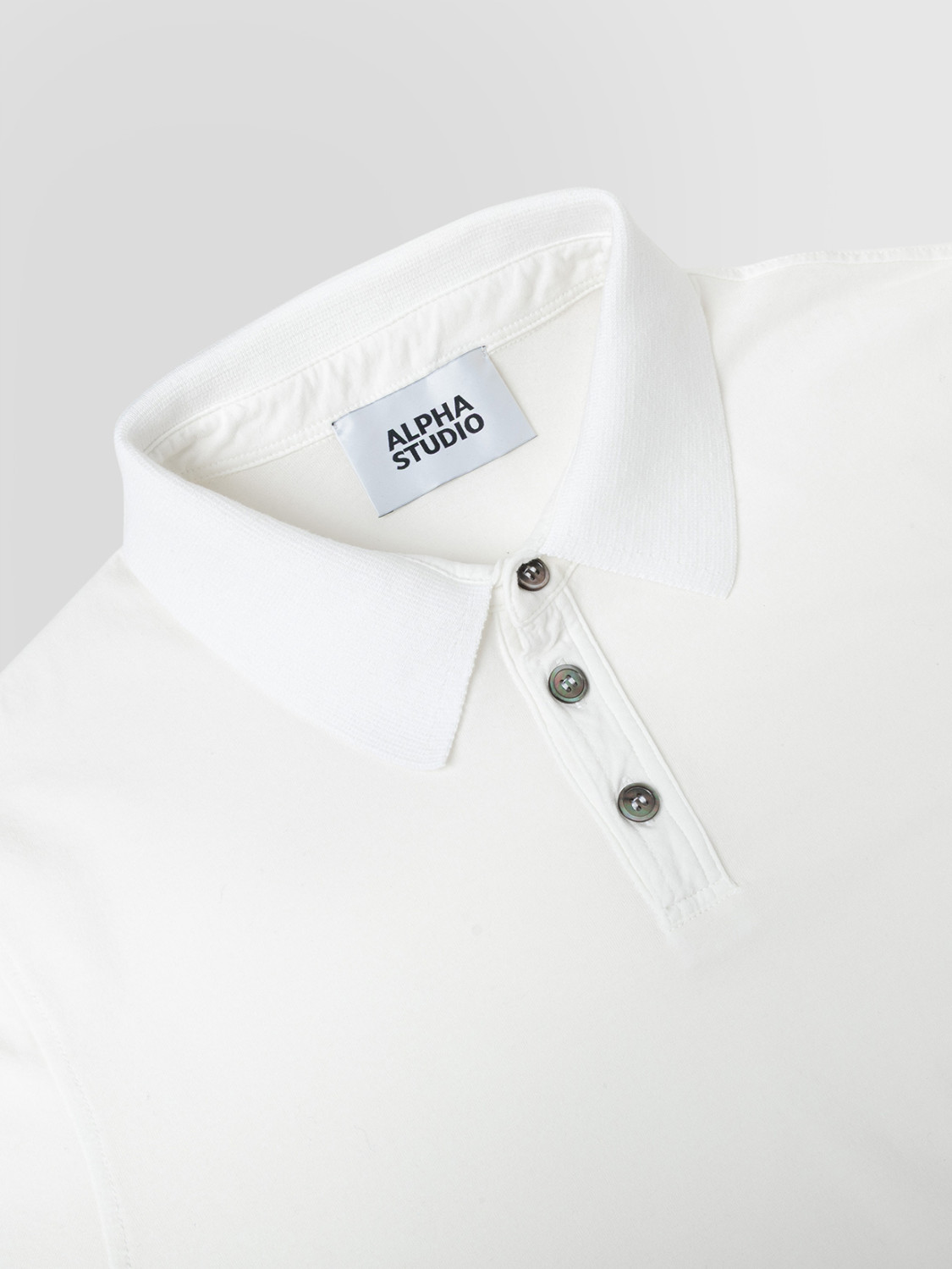 ALPHA STUDIO: POLO DE ALGODÓN ICE