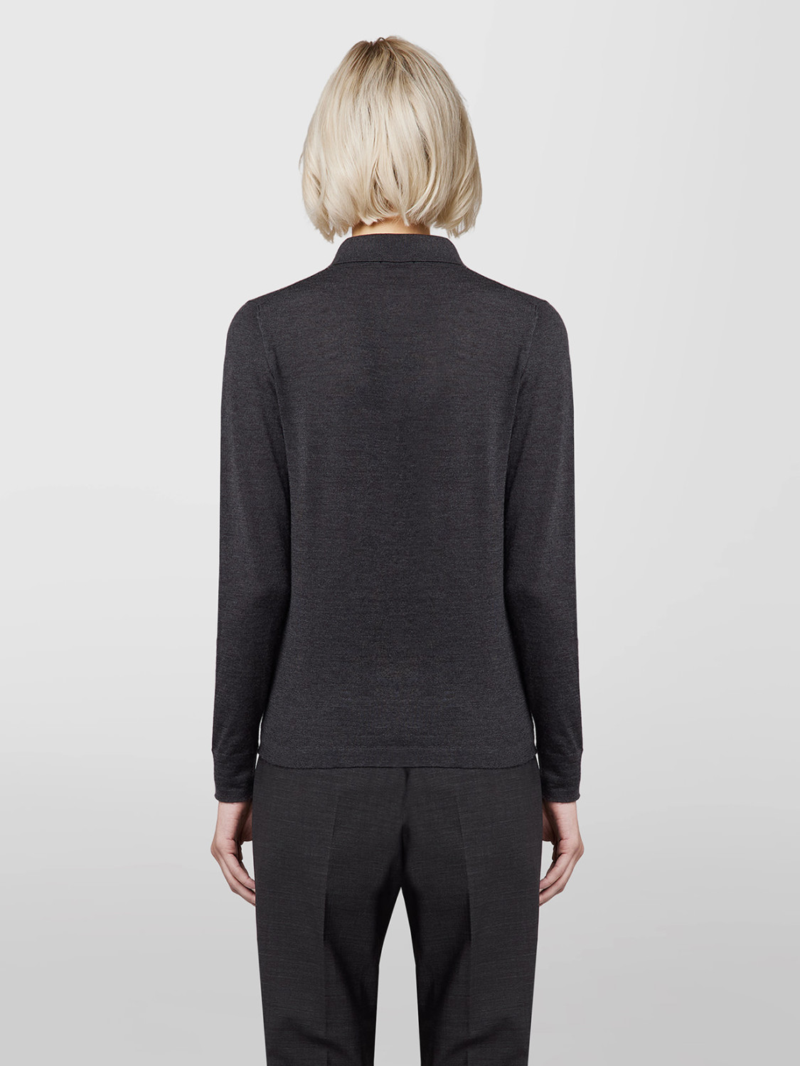 ALPHA STUDIO: POLO SHIRT IN CASHMERE