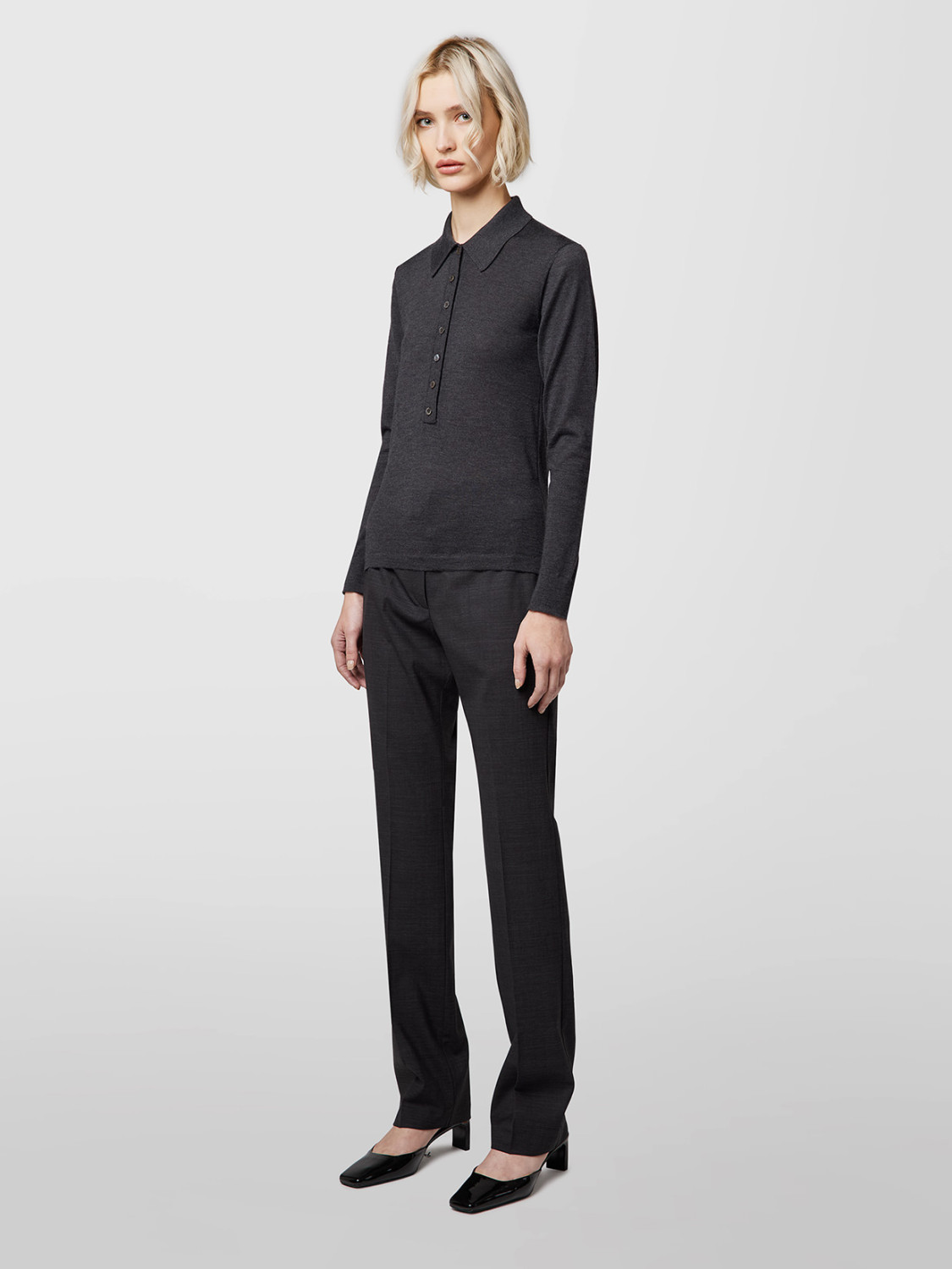 ALPHA STUDIO: POLO SHIRT IN CASHMERE