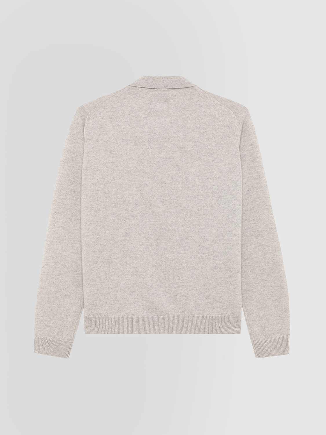 ALPHA STUDIO: POLO SHIRT IN GEELONG WOOL