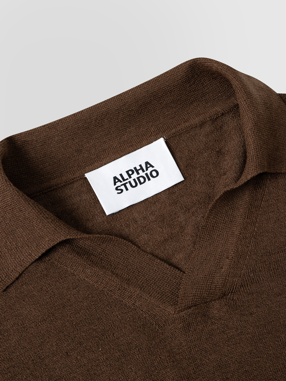 ALPHA STUDIO: POLO IN LINO E COTONE