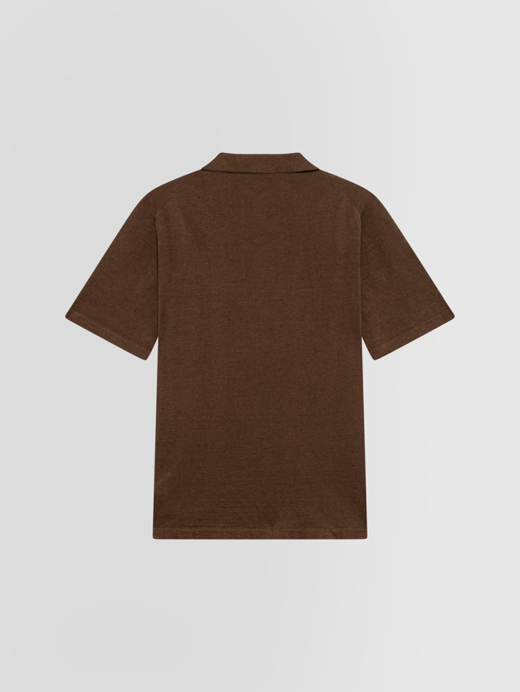 POLO IN LINO E COTONE