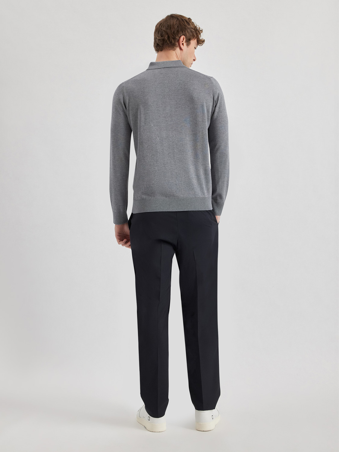 ALPHA STUDIO: POLO IN SETA E CASHMERE