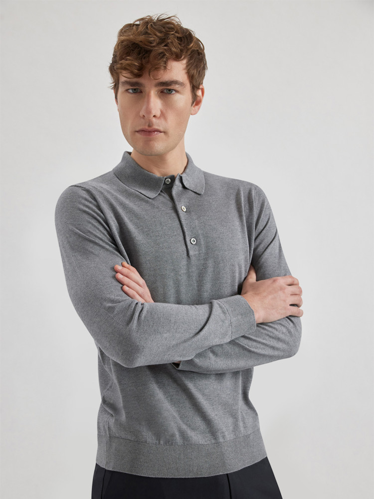 POLO IN SETA E CASHMERE