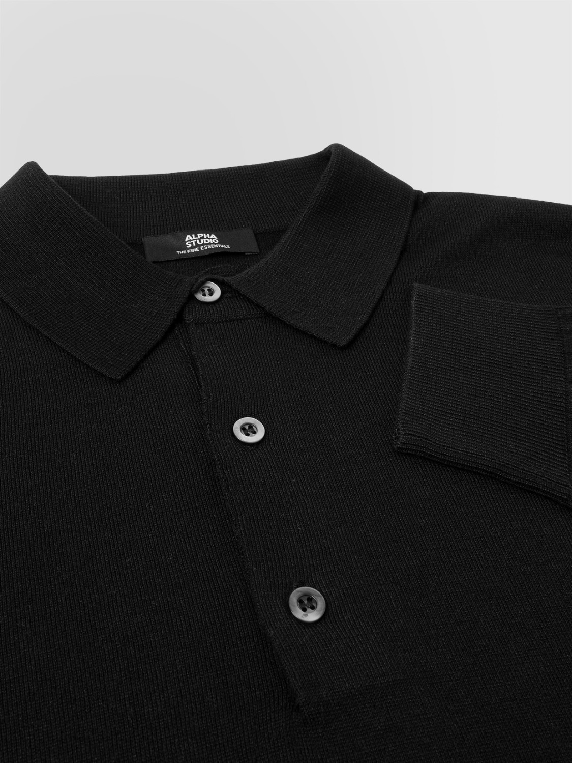 ALPHA STUDIO: POLO IN SETA E CASHMERE