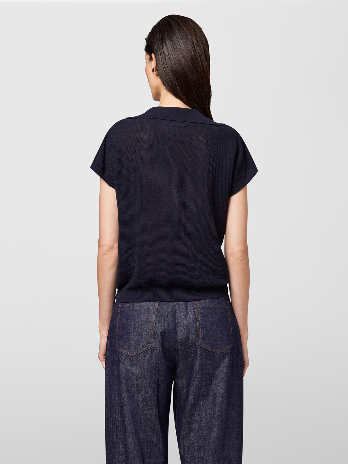 ALPHA STUDIO: KIMONO POLO CON DISEÑO SEA ISLAND