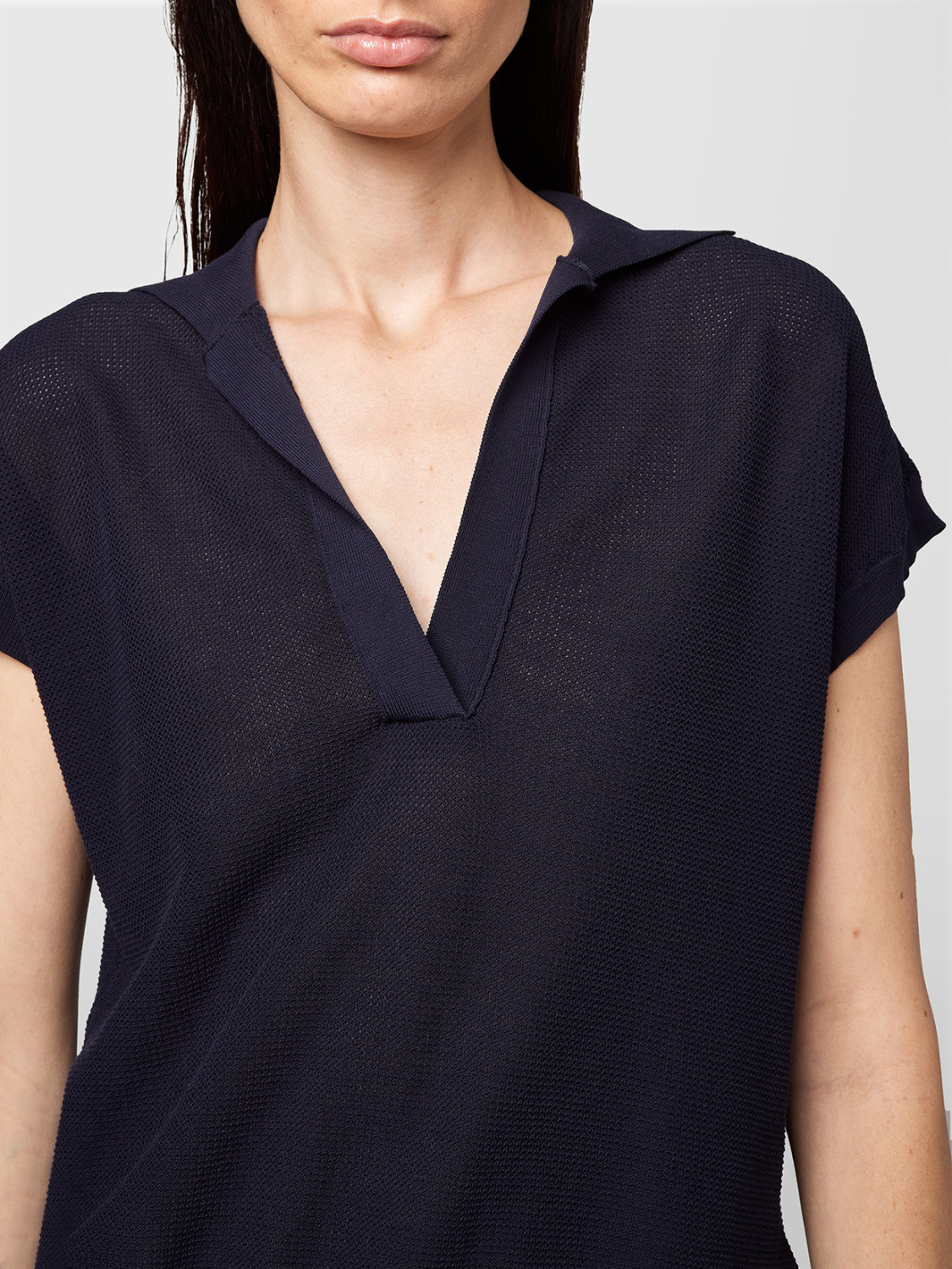 ALPHA STUDIO: KIMONO POLO CON DISEÑO SEA ISLAND