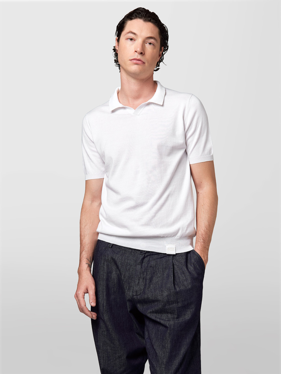 ALPHA STUDIO: COTTON LIGHT POLO