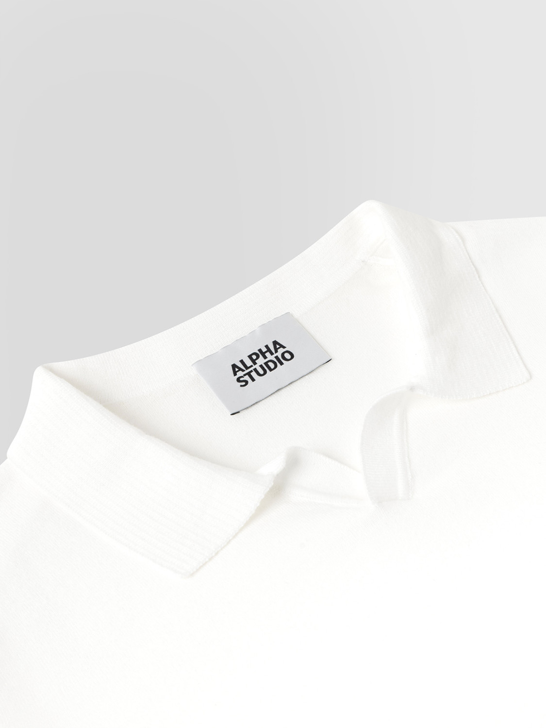 ALPHA STUDIO: POLO LÉGER EN COTON