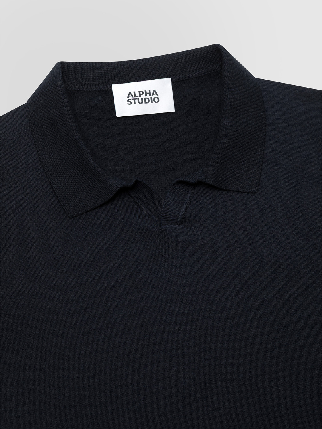 ALPHA STUDIO: POLO LÉGER EN COTON