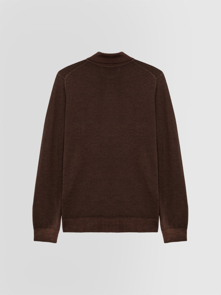 POLO LUCIDATO IN MERINOS