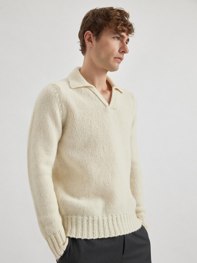 POLO SKIPPER SOFT IN ALPACA