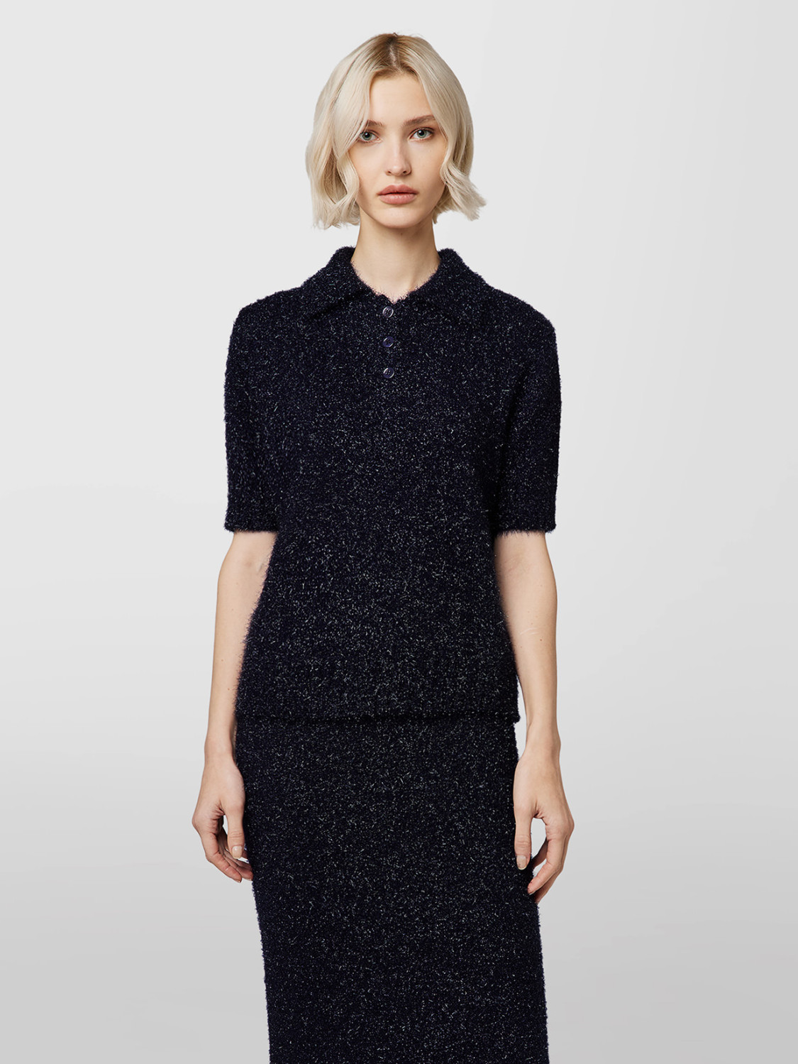 ALPHA STUDIO: VRILLE POLO SHIRT