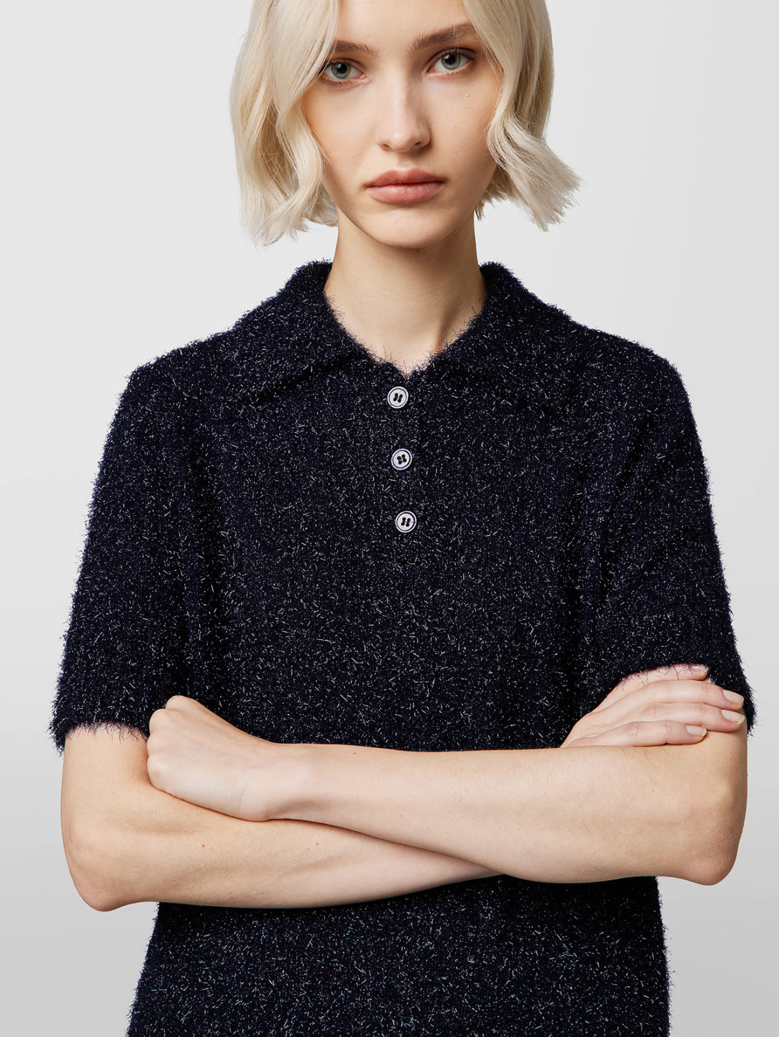 ALPHA STUDIO: VRILLE POLO SHIRT