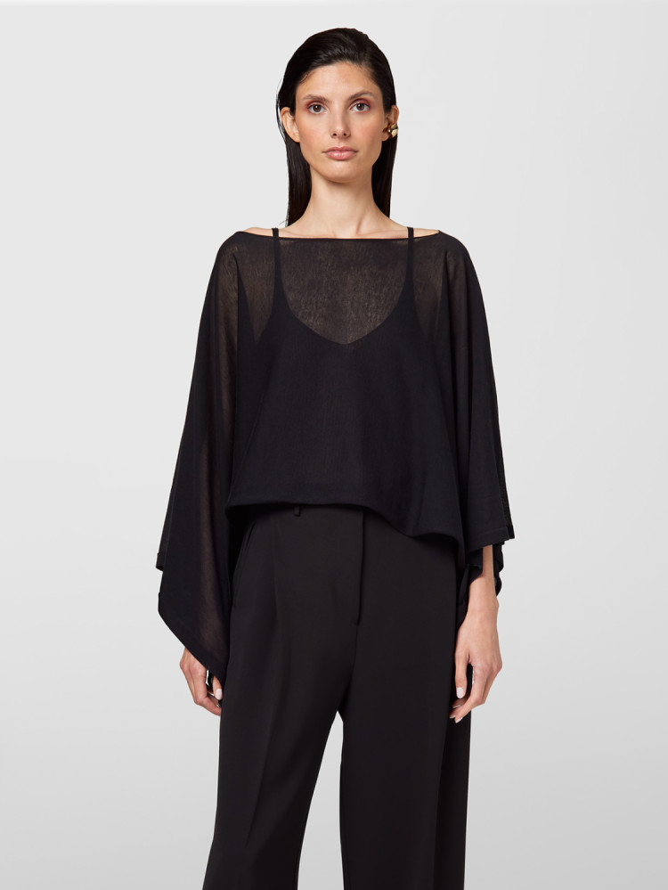 PONCHO INTEGRAL CON TRANSPARENCIAS