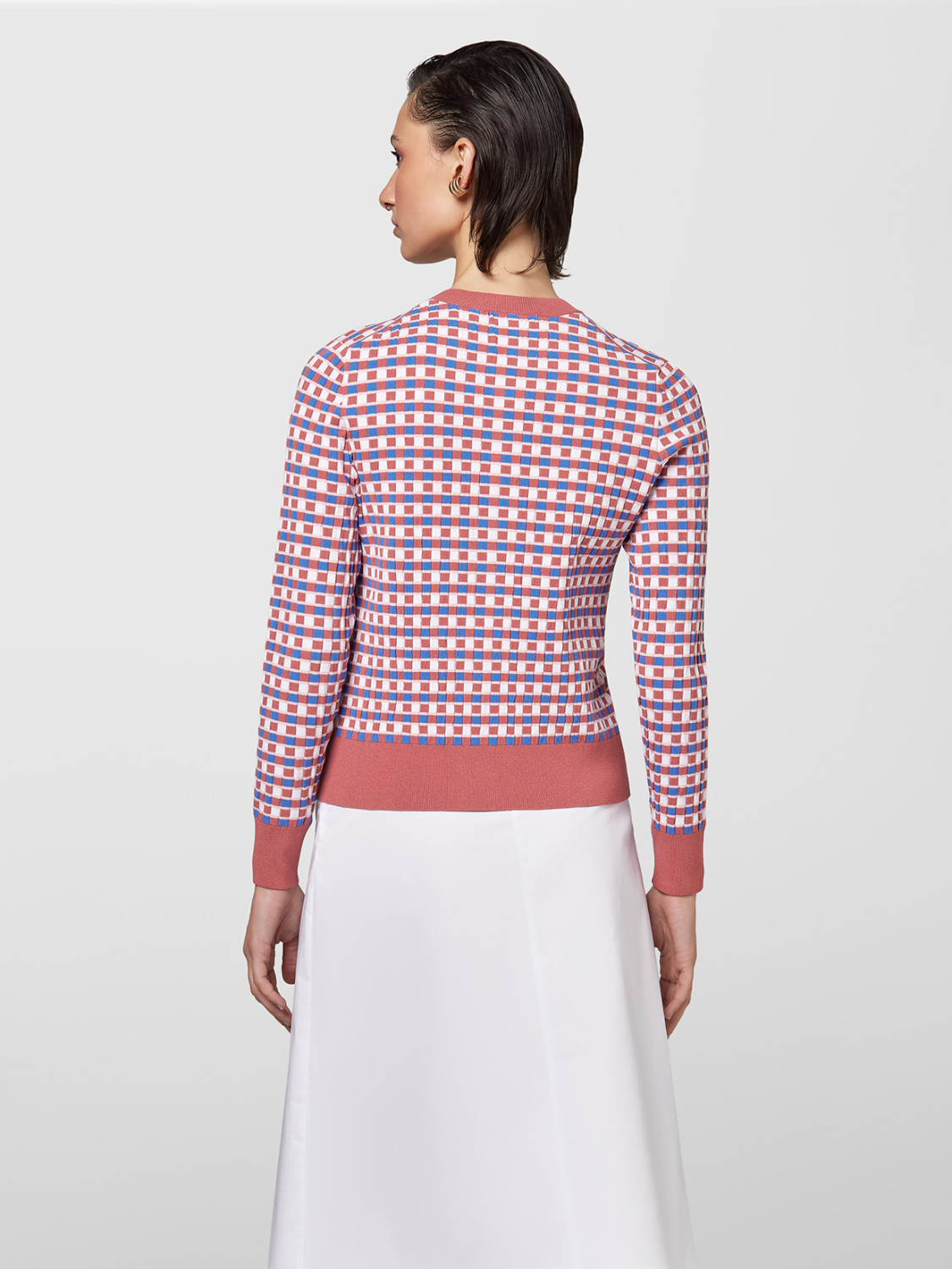 ALPHA STUDIO: REBECCA JACQUARD CHECK