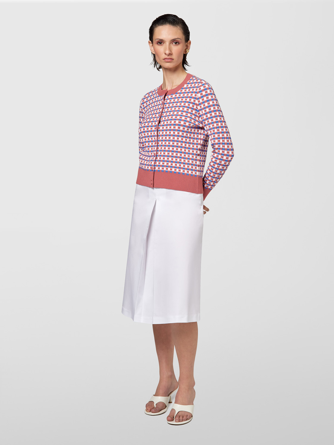 ALPHA STUDIO: REBECCA JACQUARD CHECK