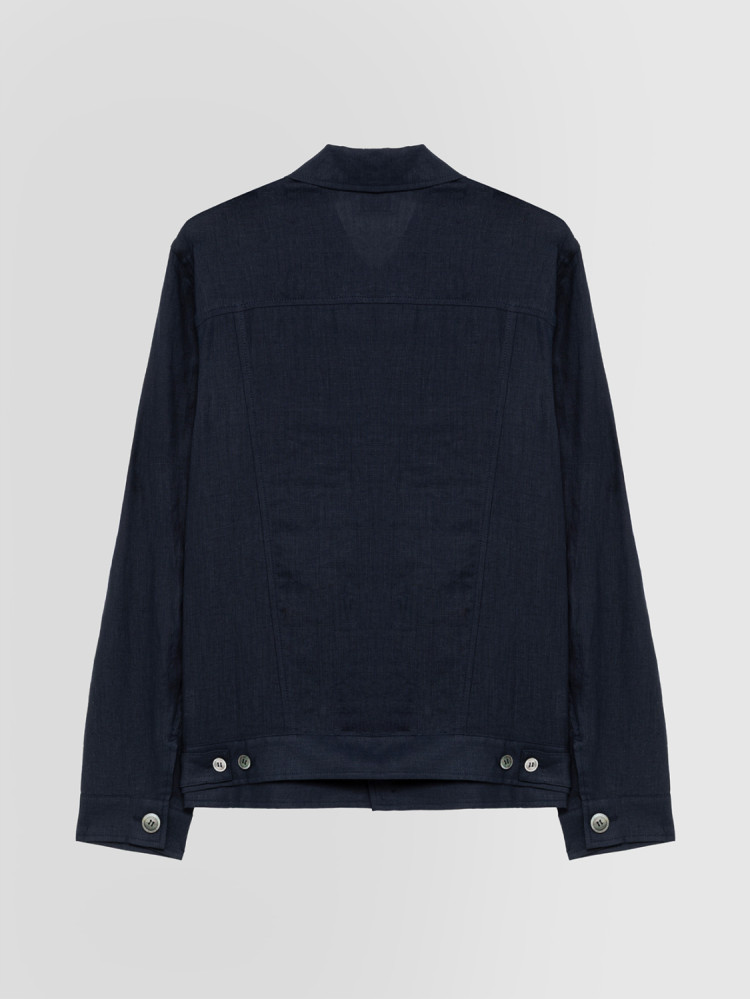 LINEN BOXY SAHARIANA