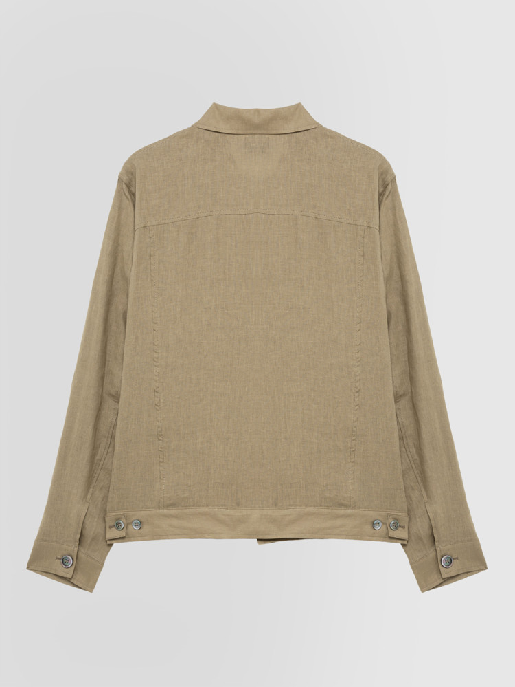 LINEN BOX SHIRT