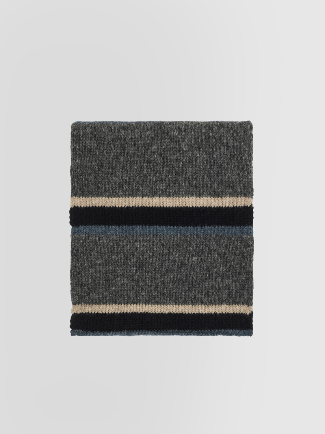 ALPHA STUDIO: STRIPE SCARF IN ALPACA