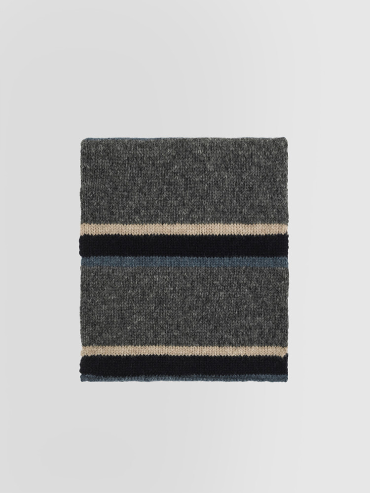 STRIPE SCARF IN ALPACA