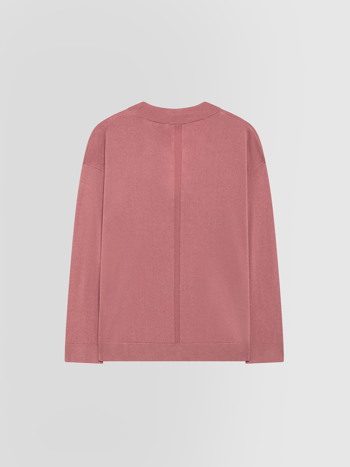 ALPHA STUDIO: ESCOTE EN V DE SEDA Y CASHMERE