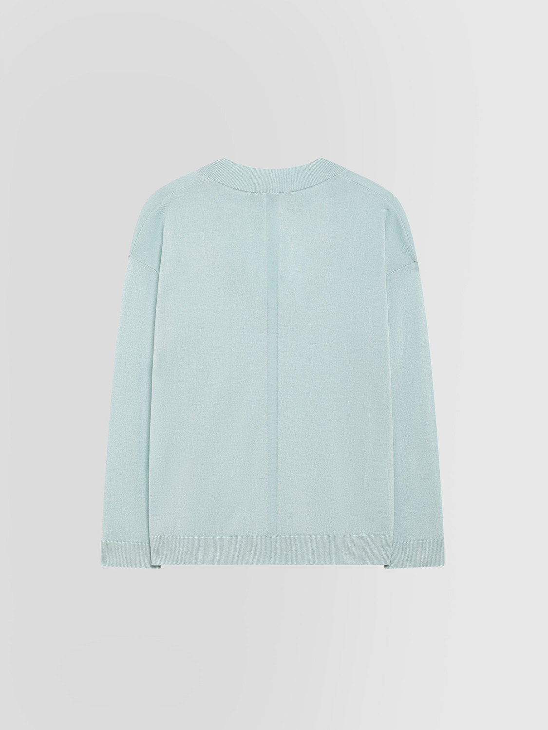 ALPHA STUDIO: ESCOTE EN V DE SEDA Y CASHMERE