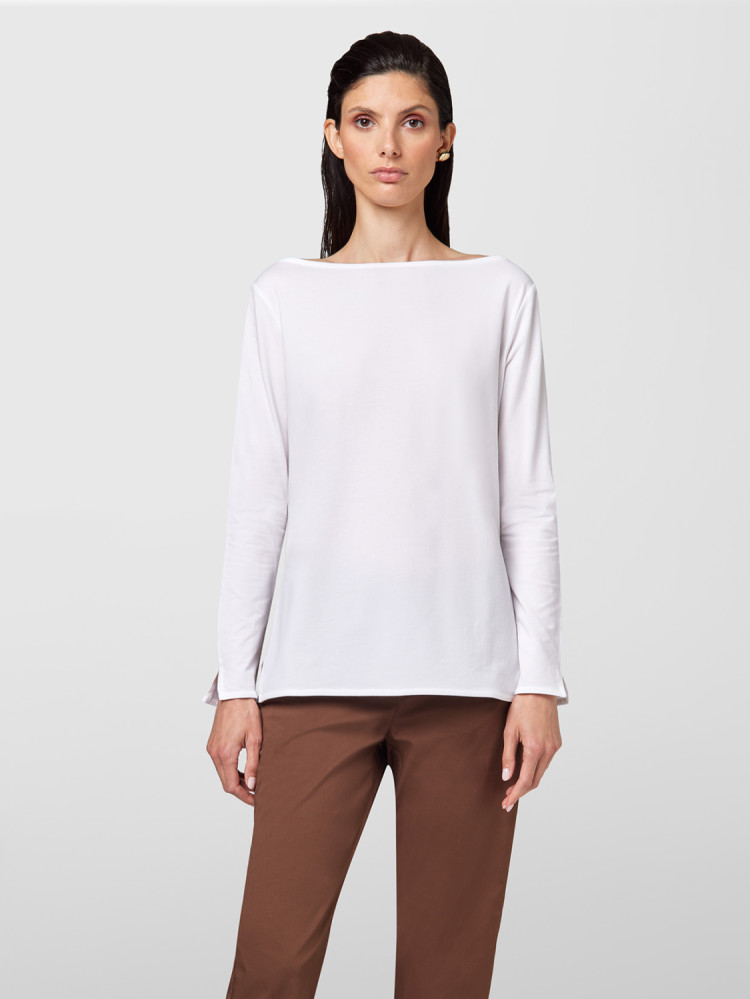 SCOLLO BARCA IN JERSEY STRETCH