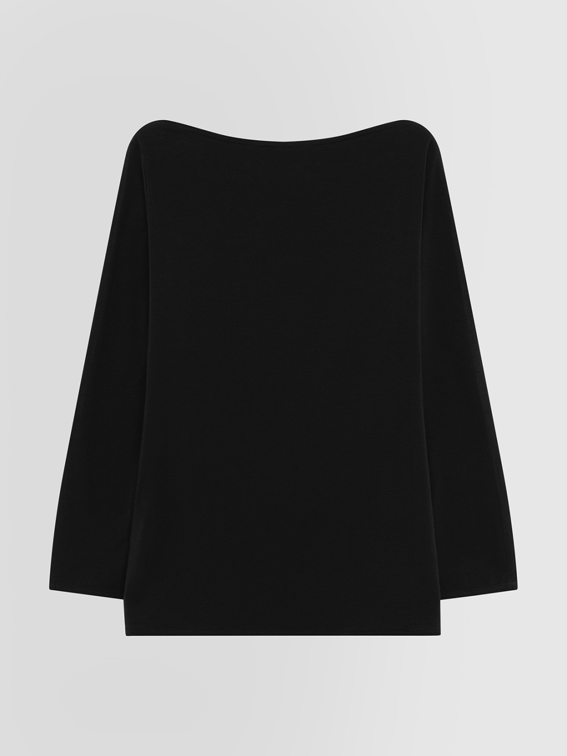 ALPHA STUDIO: SCOLLO BARCA IN JERSEY STRETCH